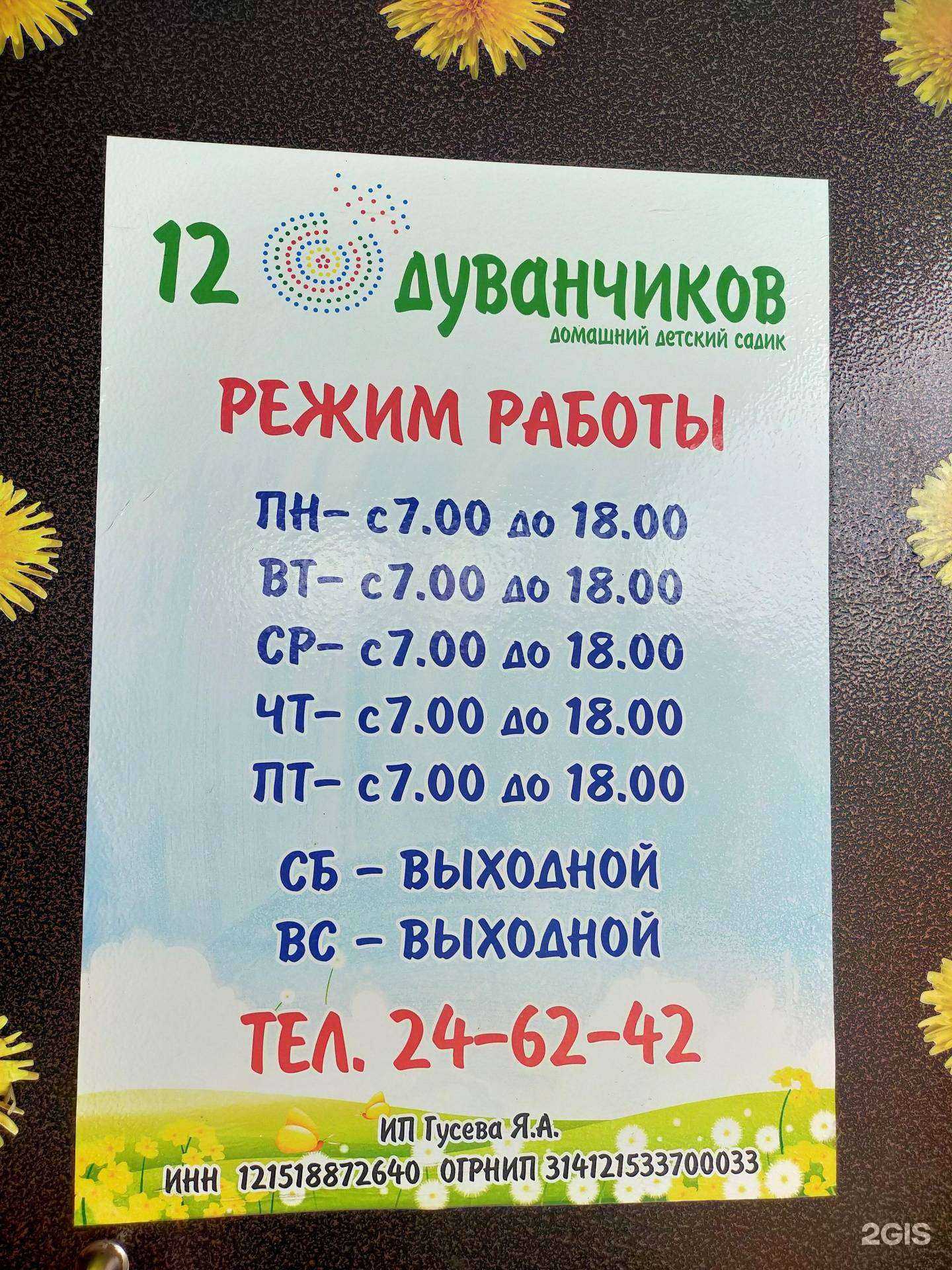 Отзывы на компанию 12 одуванчиков в г. Йошкар-Ола c фото