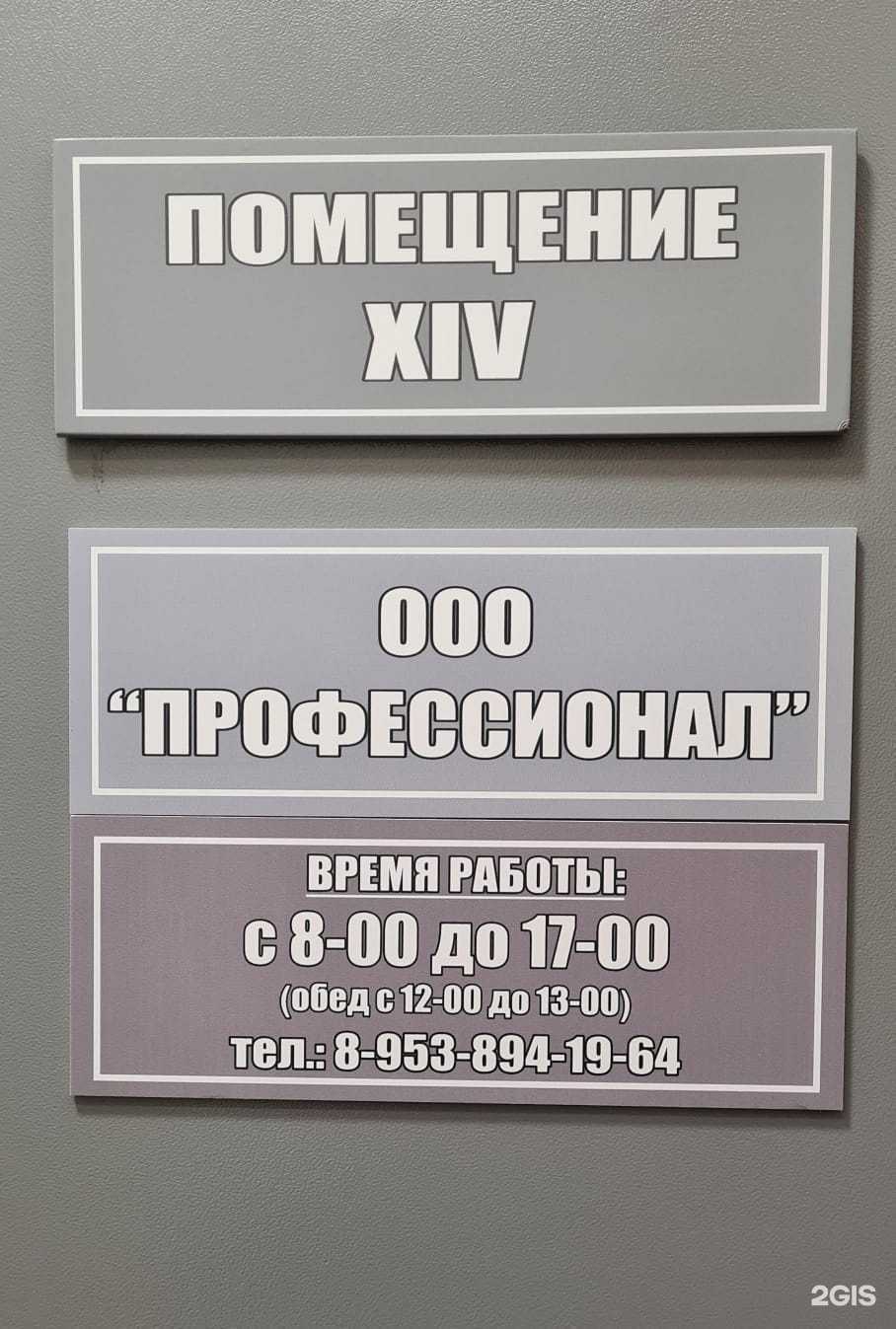 Отзывы на компанию Профессионал в Новосибирске c фото