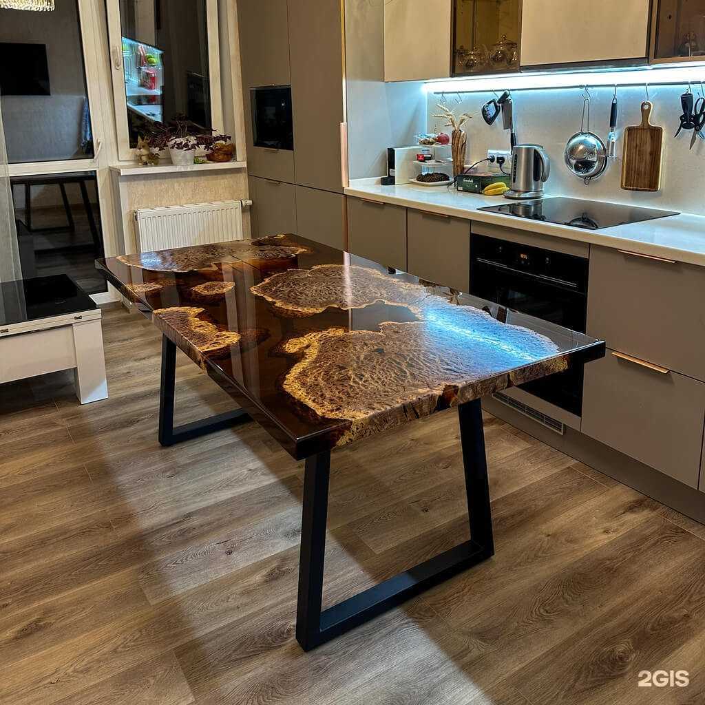 Отзывы на компанию Мастерская столов из эпоксидной смолы и натурального дерева в Новосибирске c фото