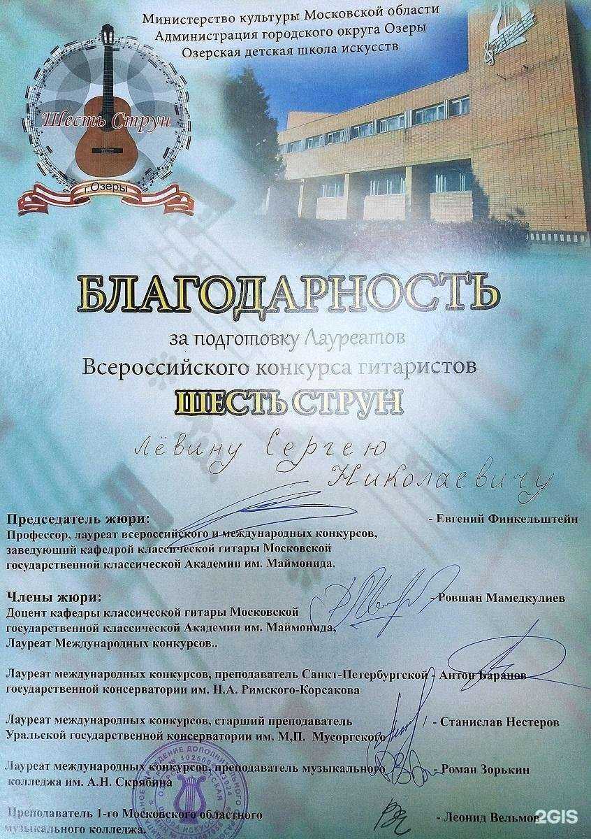 Отзывы на компанию Детская школа искусств №2 в г. Раменское c фото