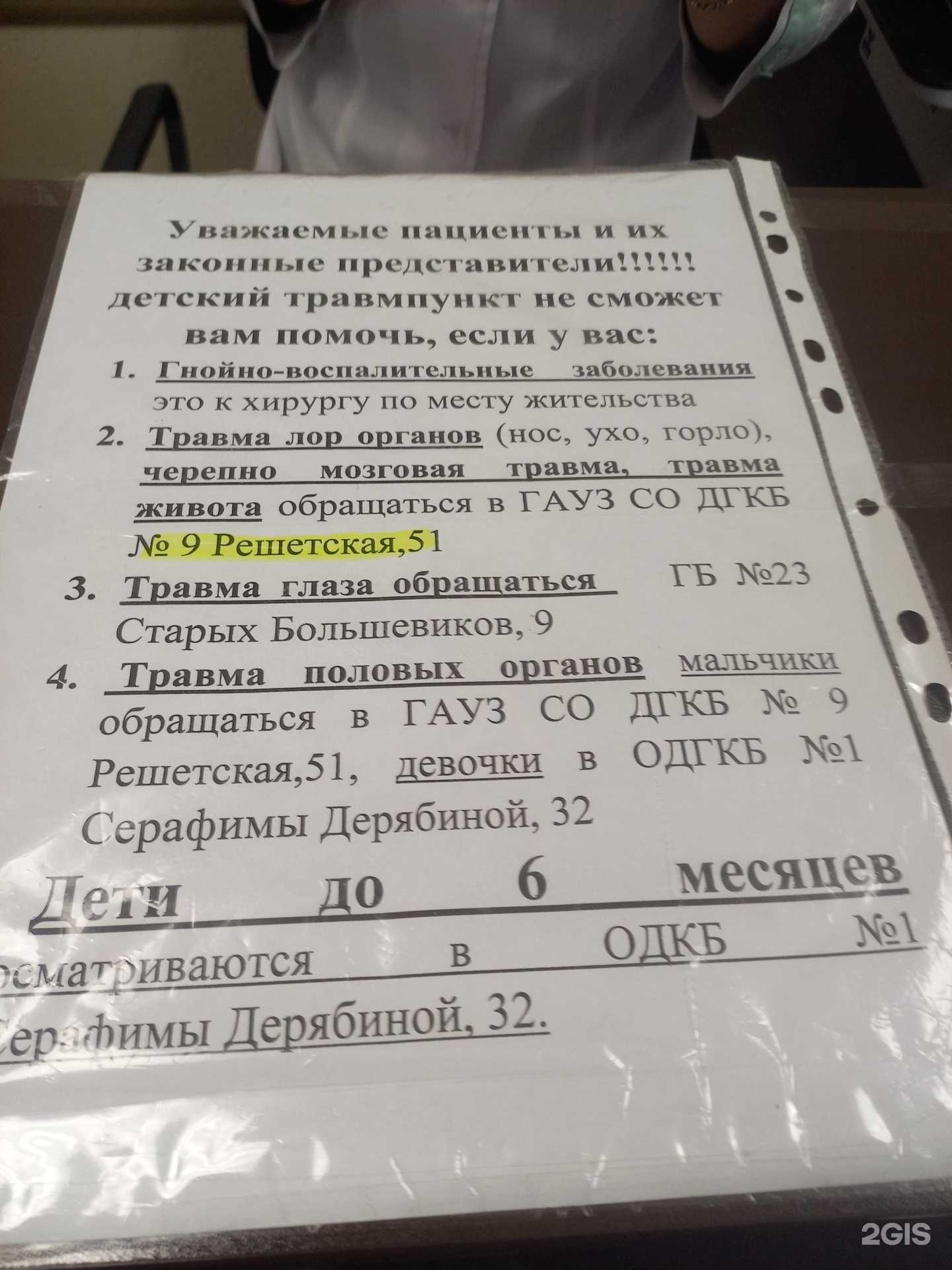 Отзывы на компанию Детский травмпункт в г. Екатеринбург c фото