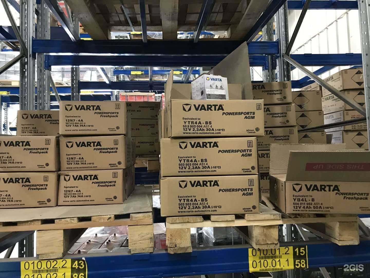 Отзывы на компанию Varta в г. Краснодар c фото
