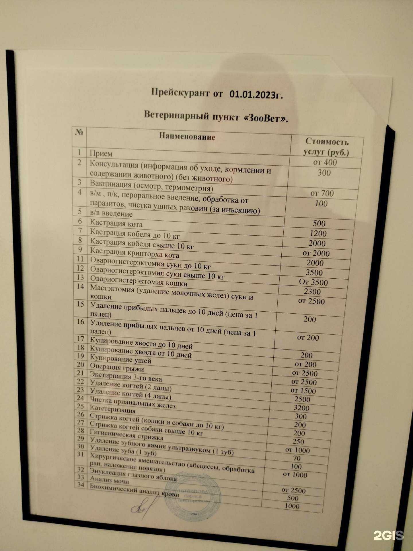 Отзывы на компанию Зоовет в Камышине c фото