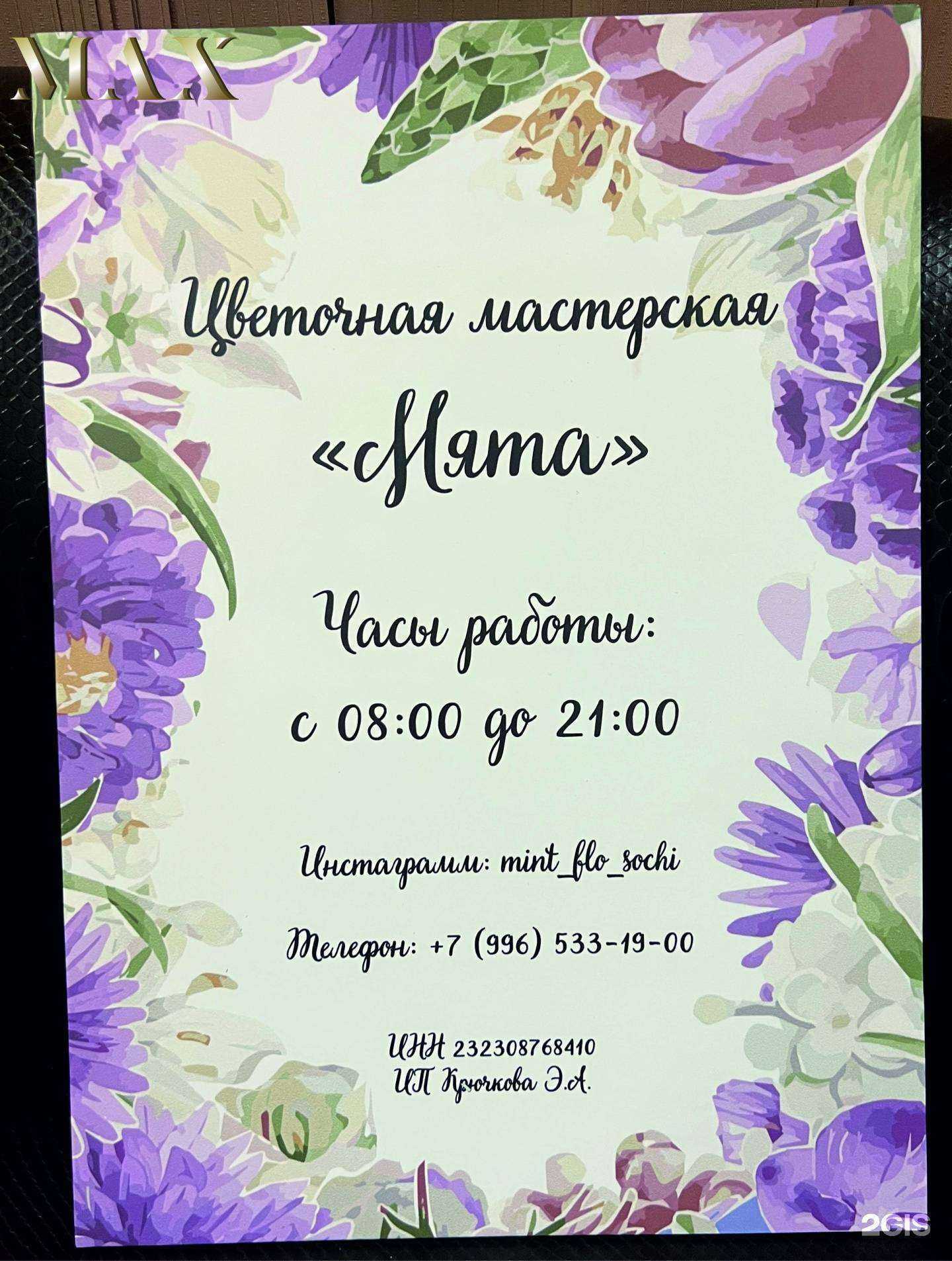 Отзывы на компанию Max в Сочи c фото