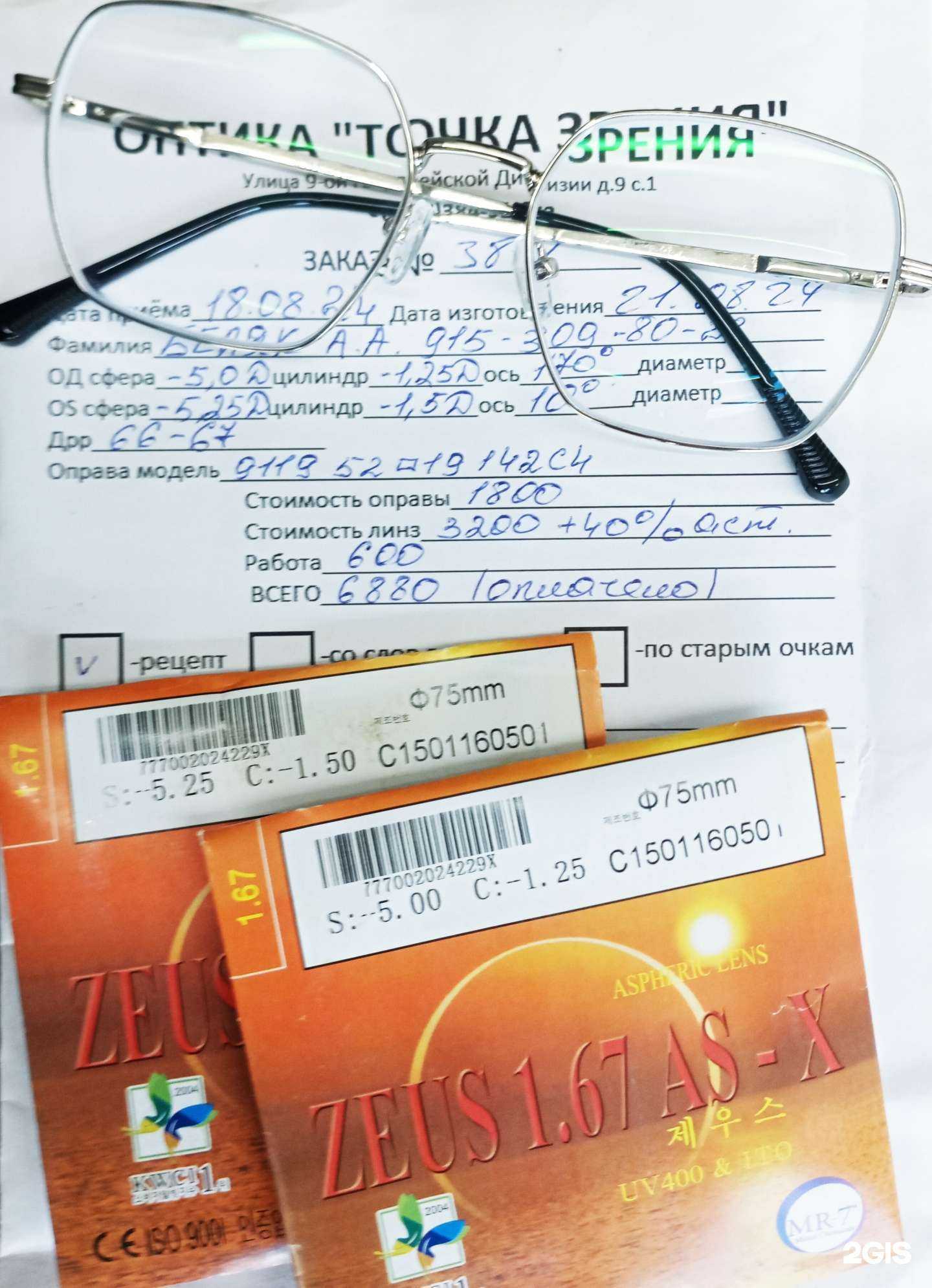 Отзывы на компанию Магазин оптики и головных уборов в г. Солнечногорск c фото