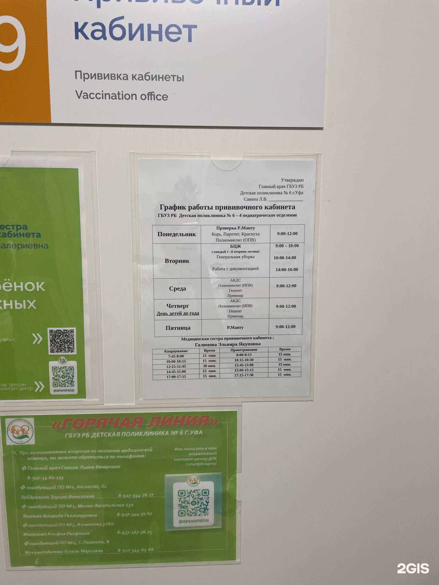 Отзывы на компанию Детская поликлиника №6 в г. Уфа c фото