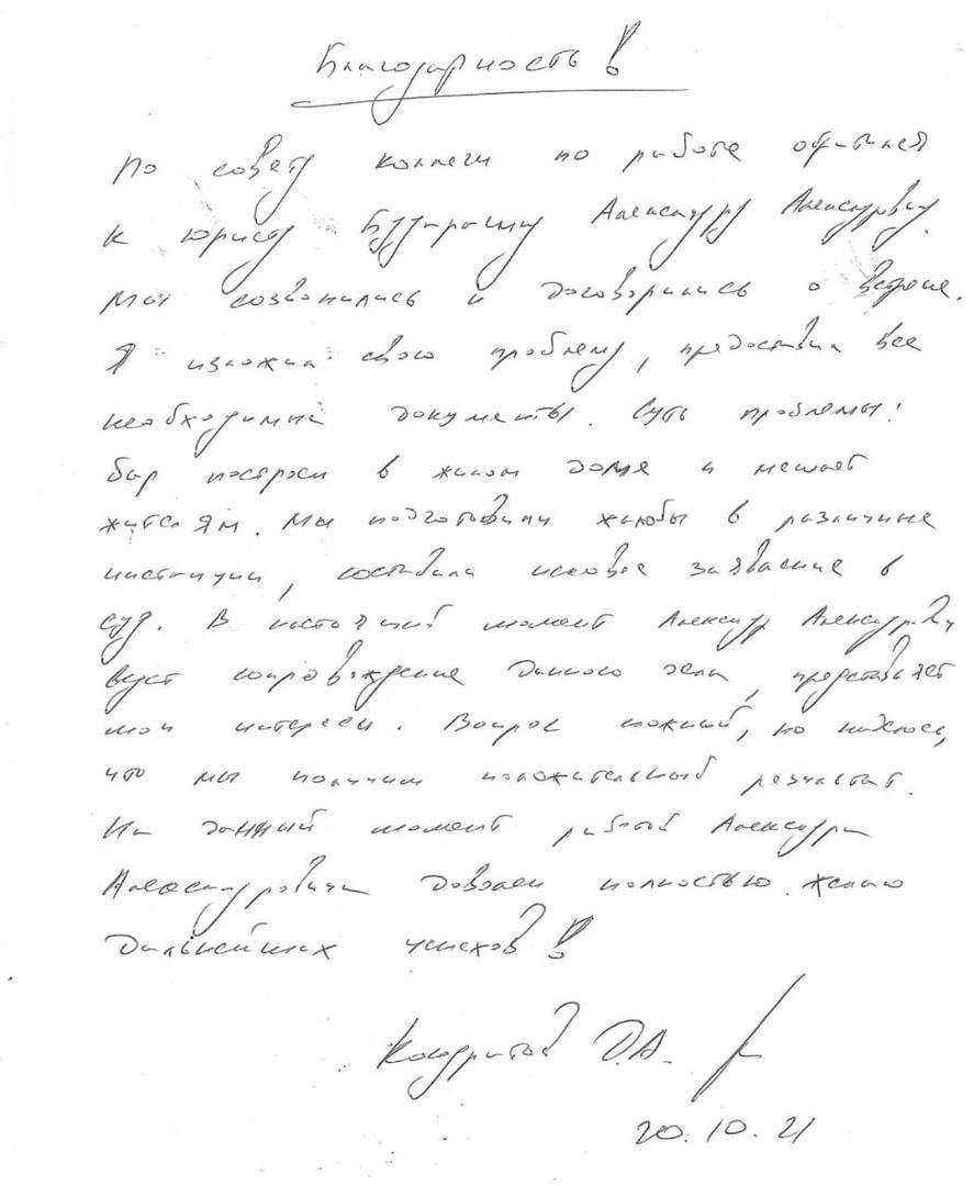Отзывы на компанию Юридическая помощь от Бударагина А.А. и партнёров в г. Нижний Новгород c фото