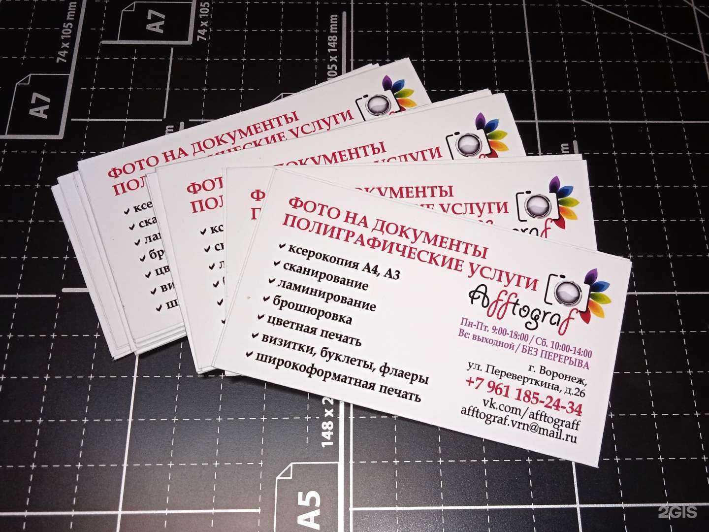 Отзывы на компанию Afftograf в Воронеже c фото