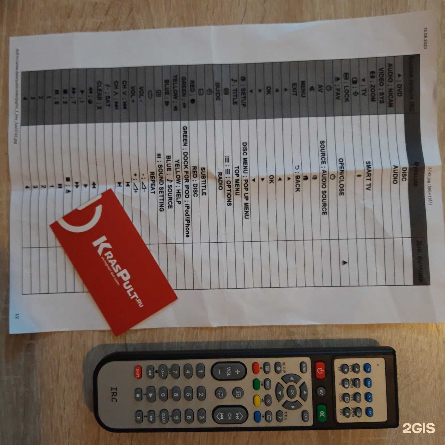 Отзывы на компанию Мир Пультов в г. Красноярск c фото