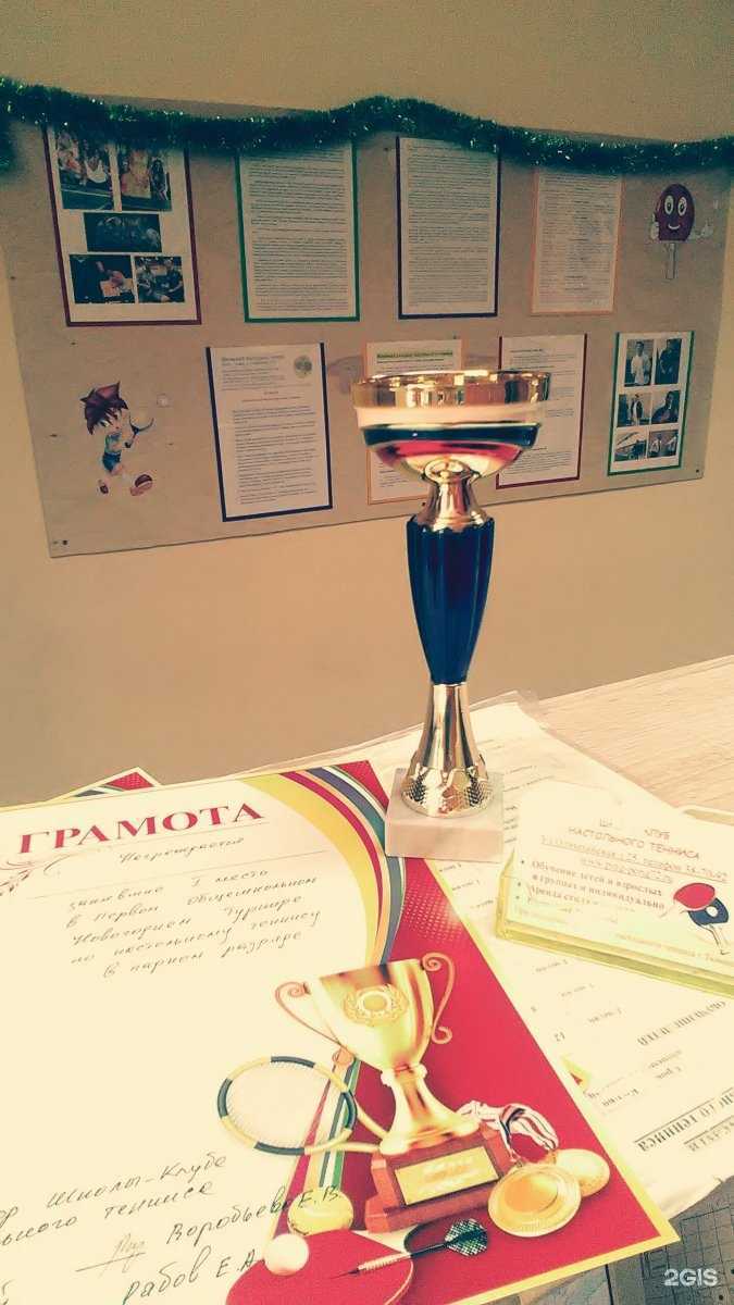 Отзывы на компанию Школа-клуб настольного тенниса в Тюмени c фото