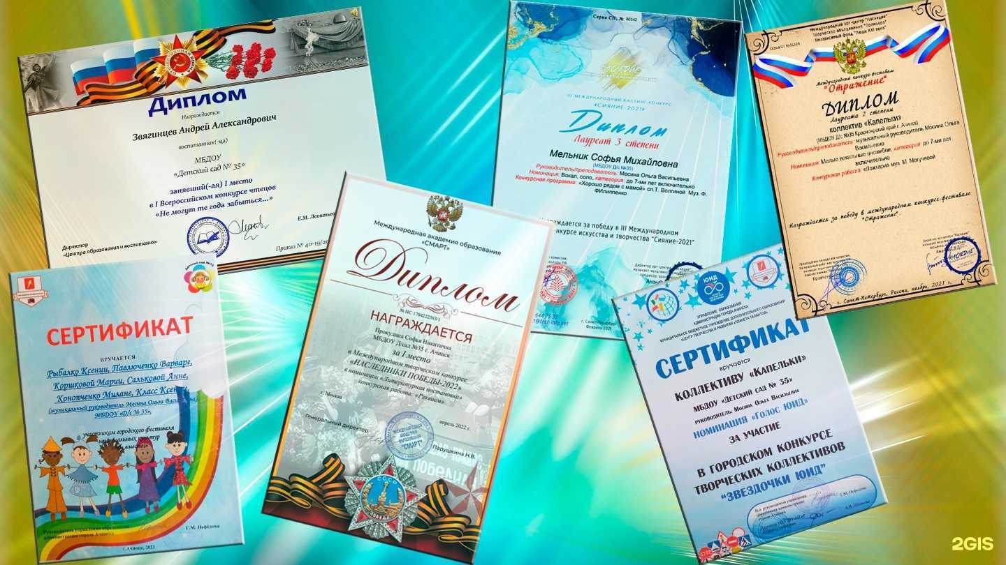 Отзывы на компанию Детский сад комбинированного вида №35 в г. Ачинск c фото