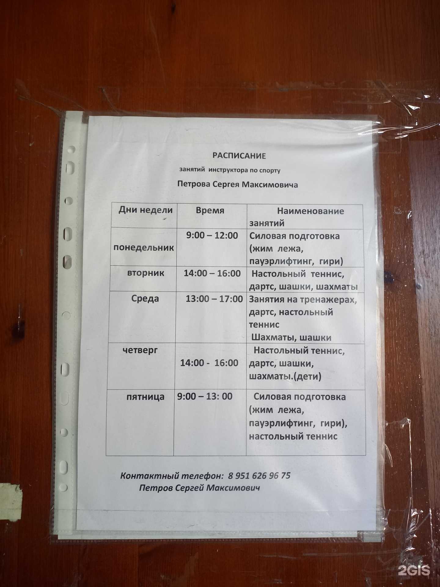 Отзывы на компанию Кабинет инструктора по спорту в г. Улан-Удэ c фото