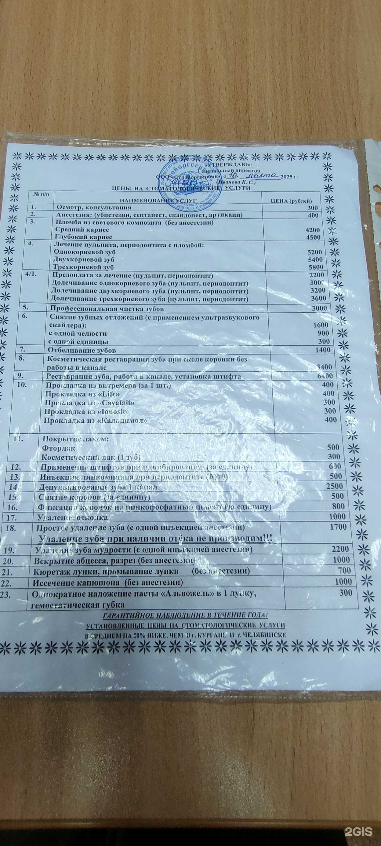 Отзывы на компанию Стоматология в Шумихе c фото