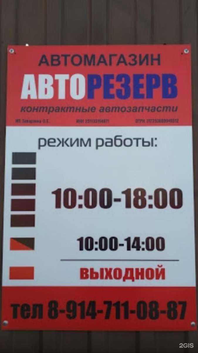 Отзывы на компанию Авторезерв в Уссурийске c фото