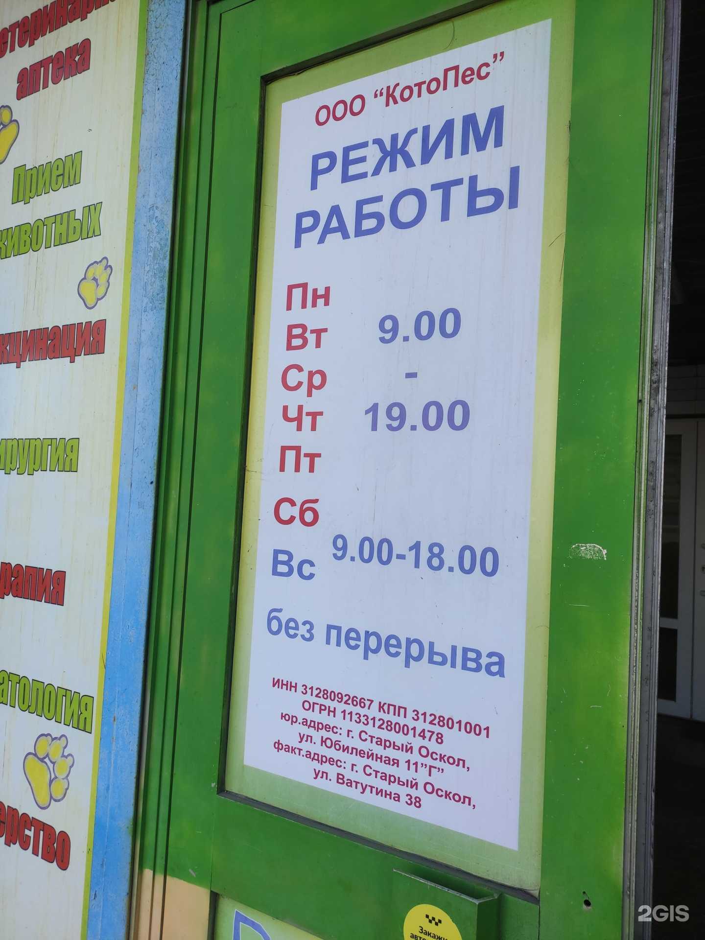 Отзывы на компанию Котопес в г. Старый Оскол c фото