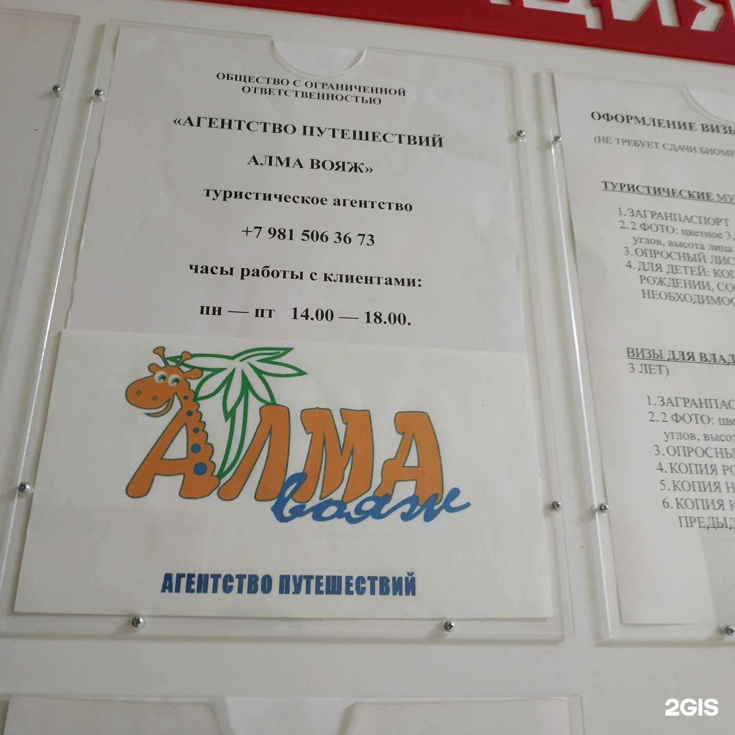 Отзывы на компанию Алма Вояж в Вологде c фото