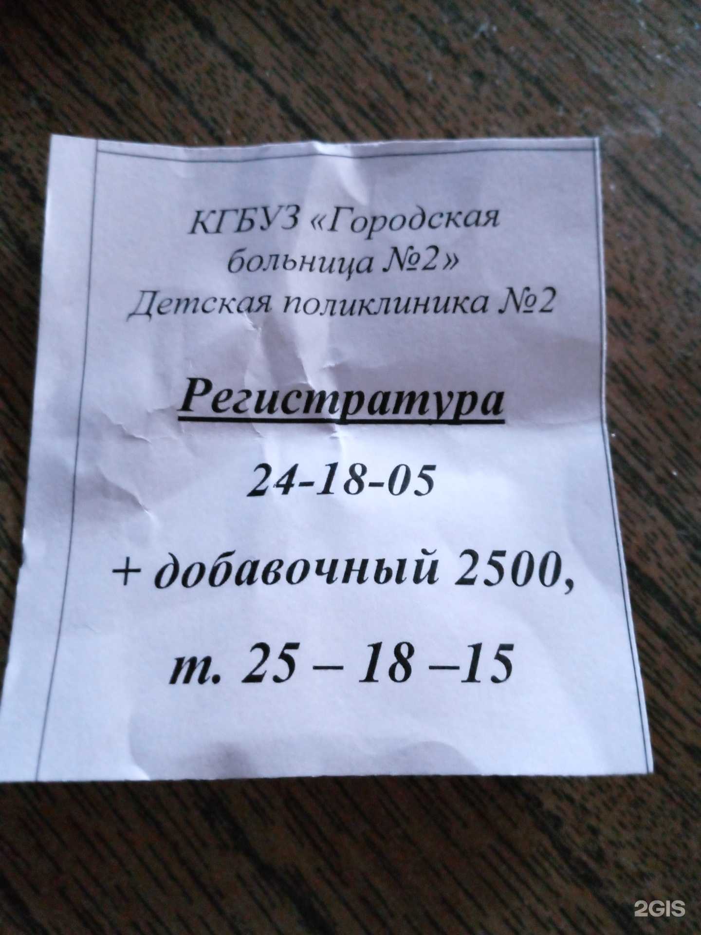 Отзывы на компанию Детская поликлиника №2 в Комсомольске-на-Амуре c фото