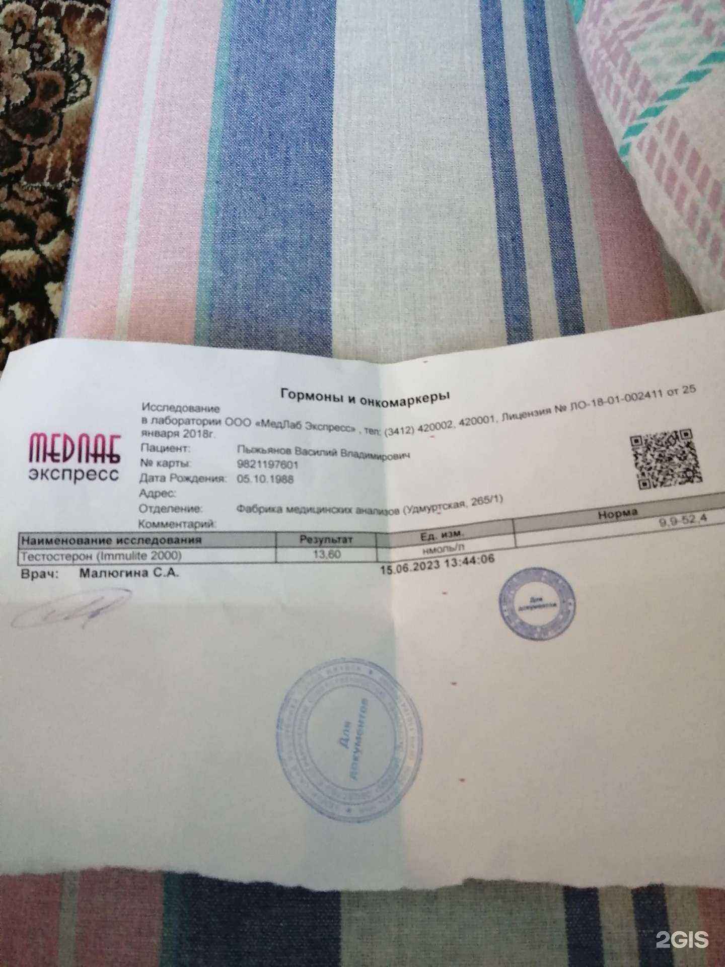 Отзывы на компанию МедЛаб Экспресс в Ижевске c фото