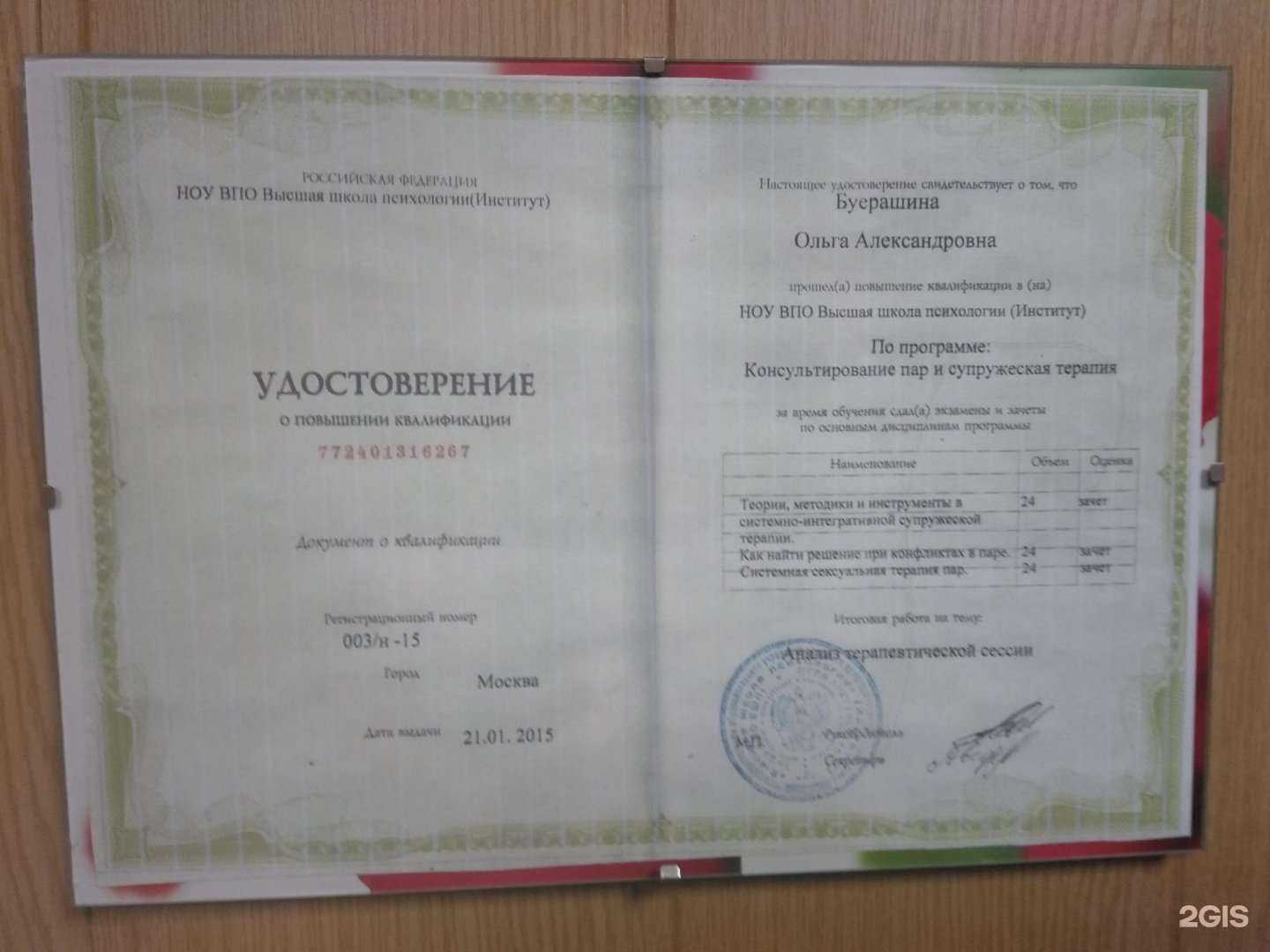 Отзывы на компанию Кабинет психолога в г. Тамбов c фото